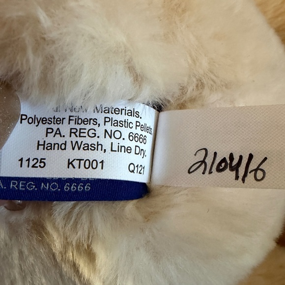 NWT Vermont Teddy Bear 15" Cuddle Chunk Buttercream Color - Picture 14 of 16